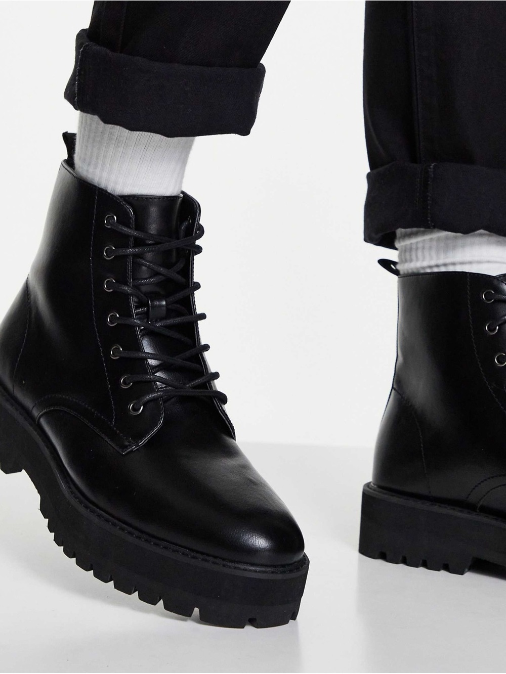 ASOS | Black Platform Boots | 10 Men’s / 12 Women’s